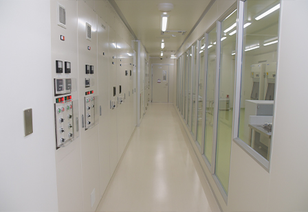 高い清浄度が維持された横浜細胞処理センター（横浜CPC）